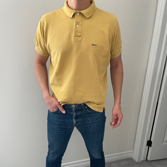 Hugo Boss Other - Vintage ‘Hugo Boss’ Mustard Polo